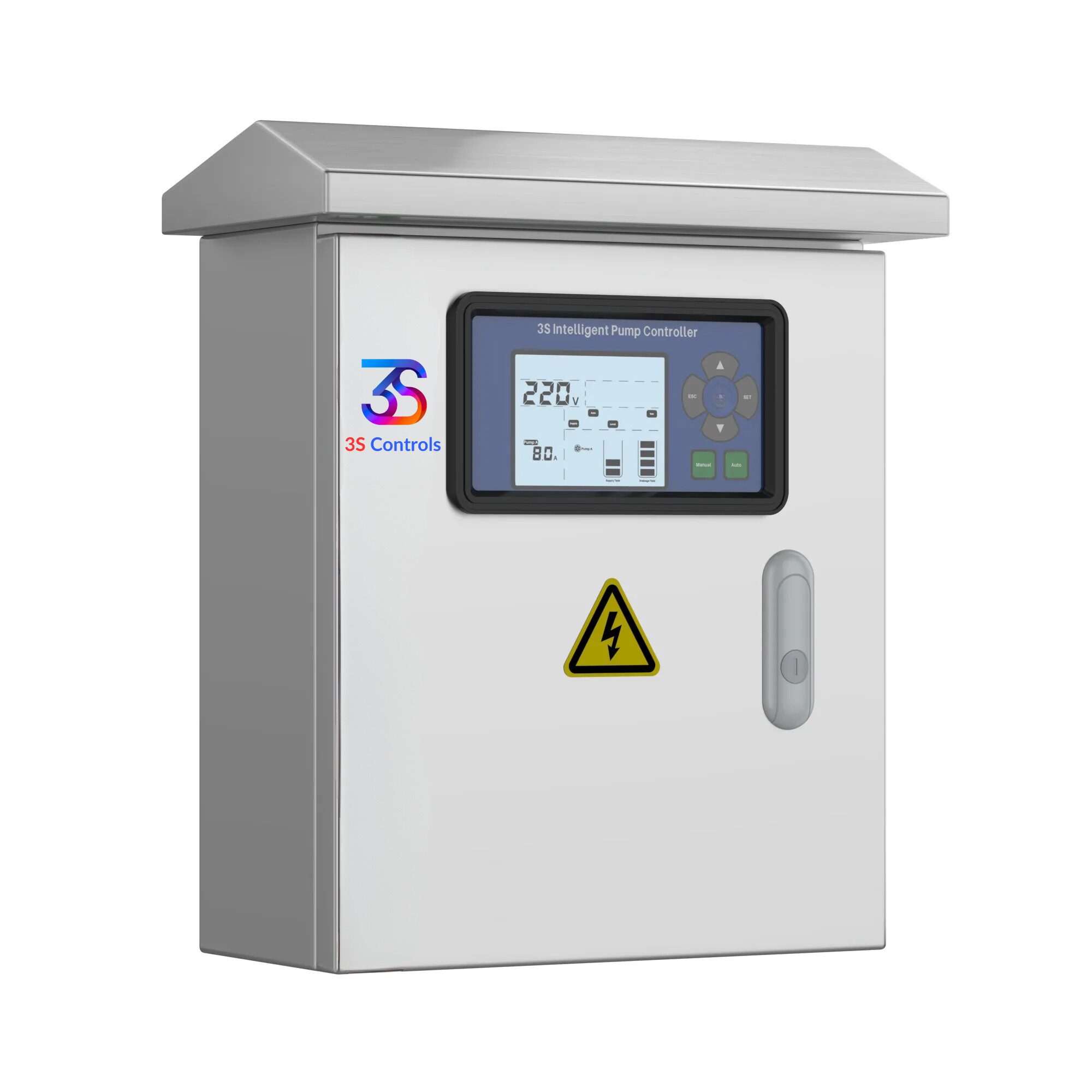 Mpe Simplex Controller 1-Phase Stainless Steel Simplex Intelligent Pump Controller With RS485
