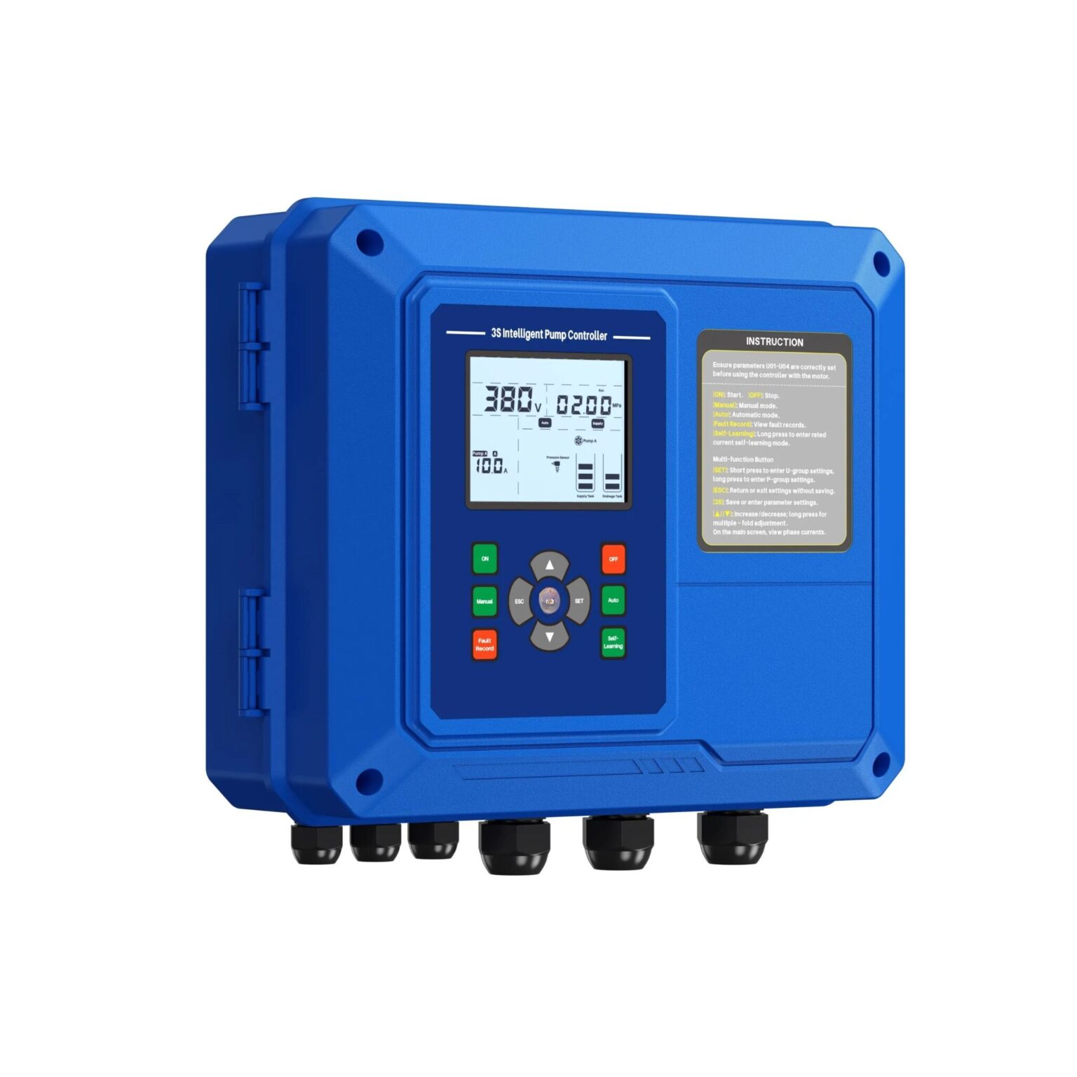 3-Phase ABS Simplex Pump Controller (LCD) With RS485